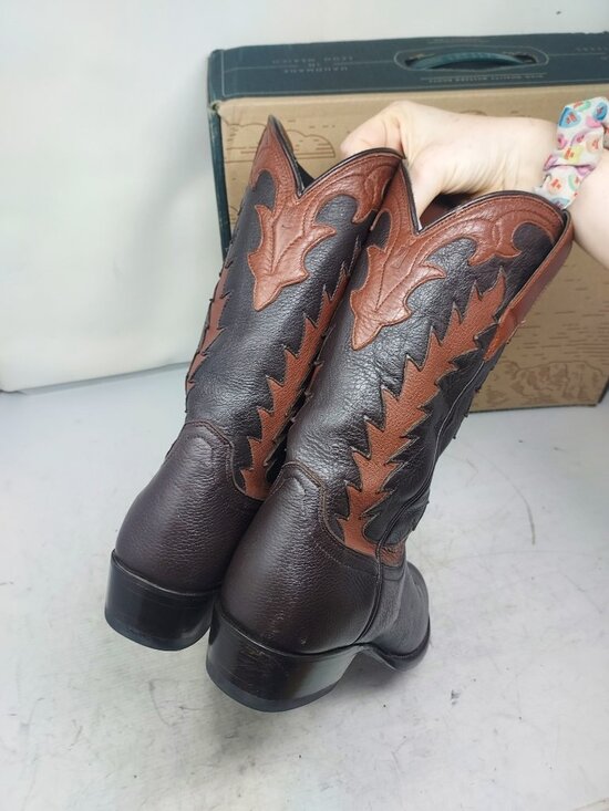 Tecovas MEN Birthday VII Limited Edition Dark Chocolate Deer Cowboy Boot main image 5